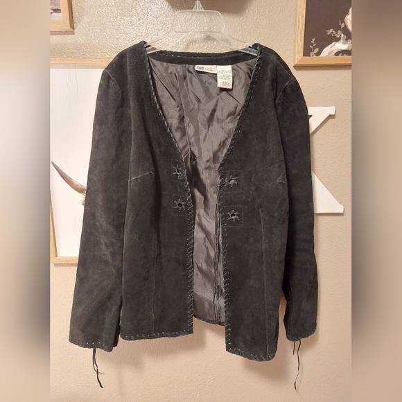 Large 100% Leather Authentic Faded glory Jacket - Picture 1 of 3